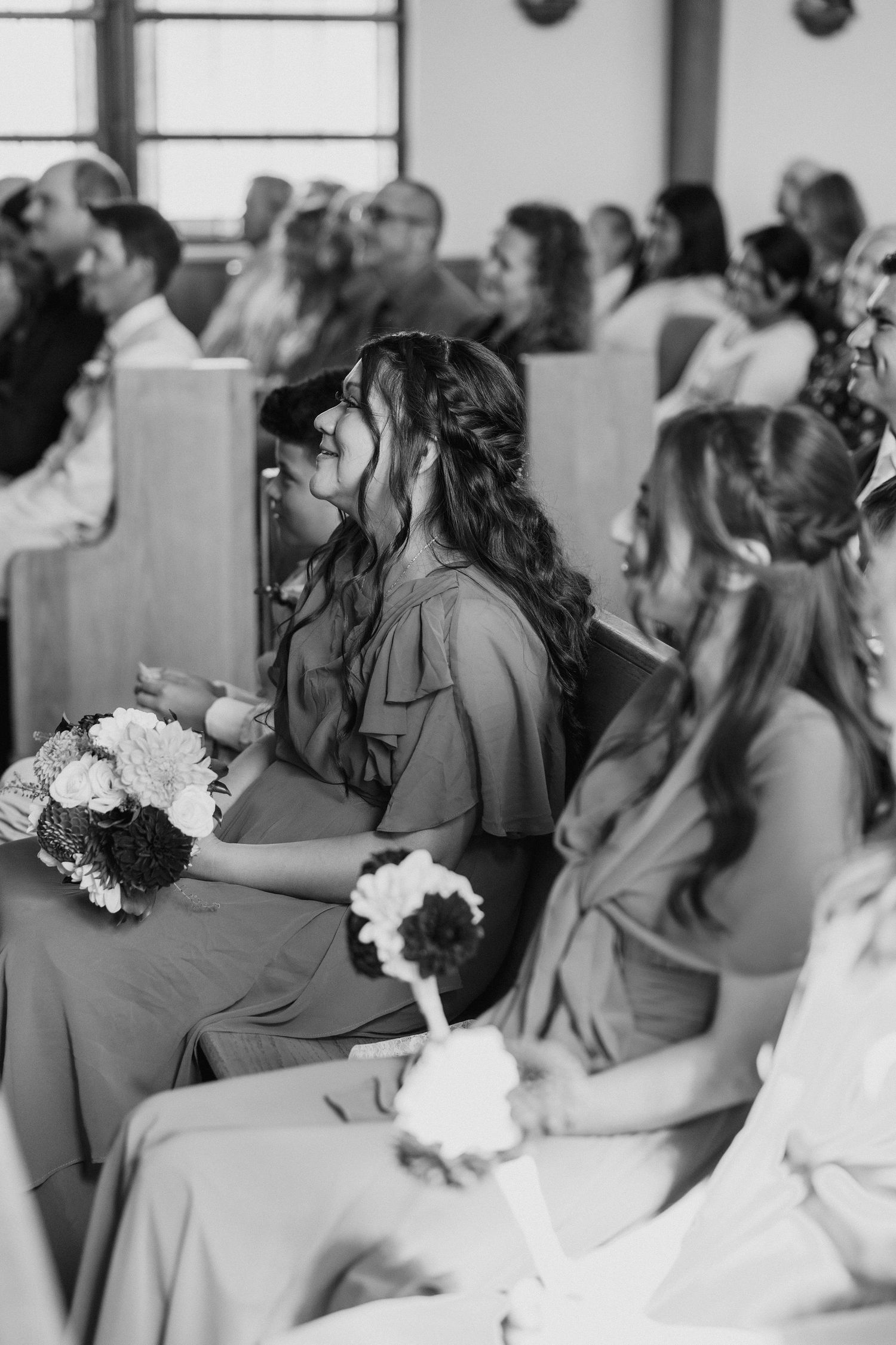 Catholic Church wedding ceremony in September