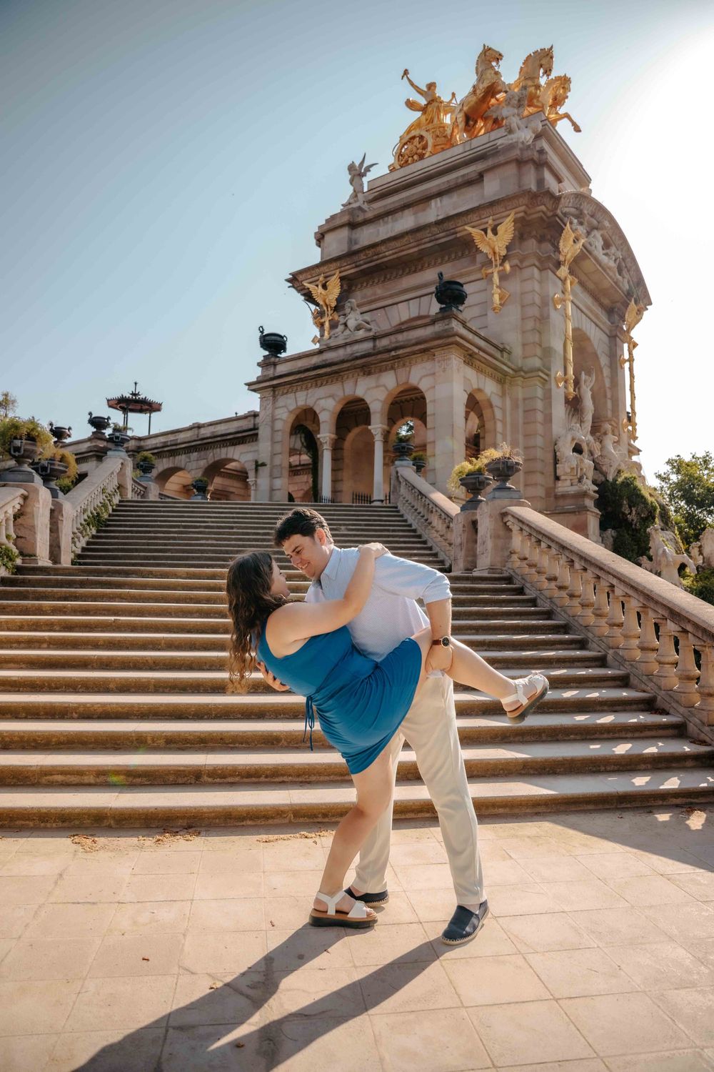 Natural engagement photography Barcelona