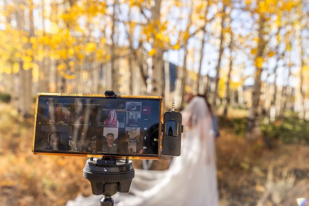 intimate elopement in Pando among aspen