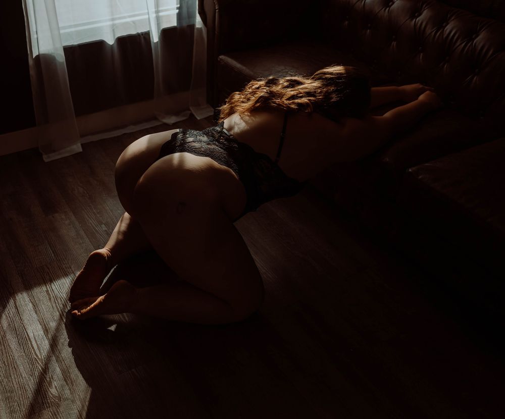 Dark and moody Minneapolis Boudoir photography.