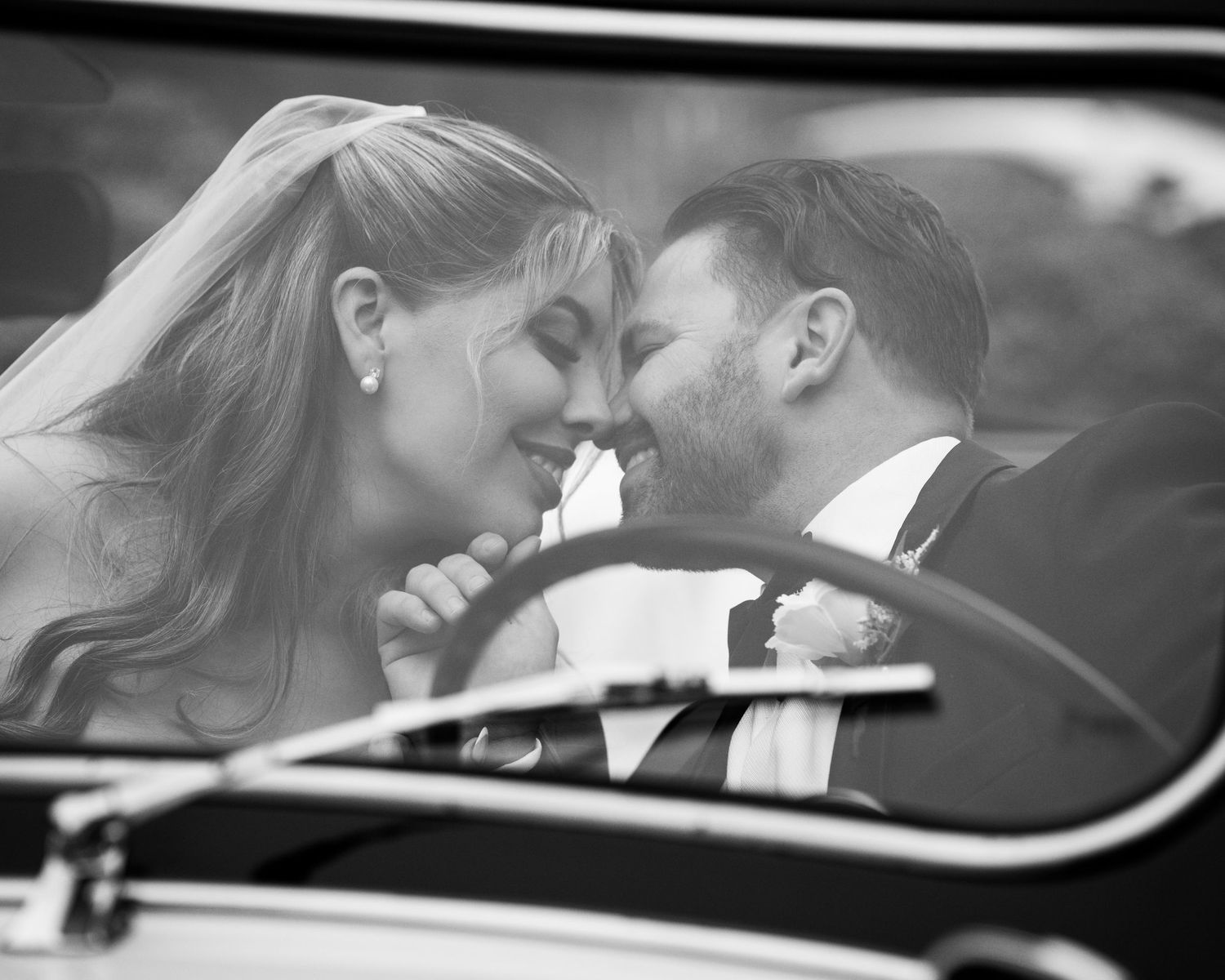 A romantic sunset wedding photo at Fox Meadow Barn in Winchester, VA. Wedding Photography. Joseph Paul Media