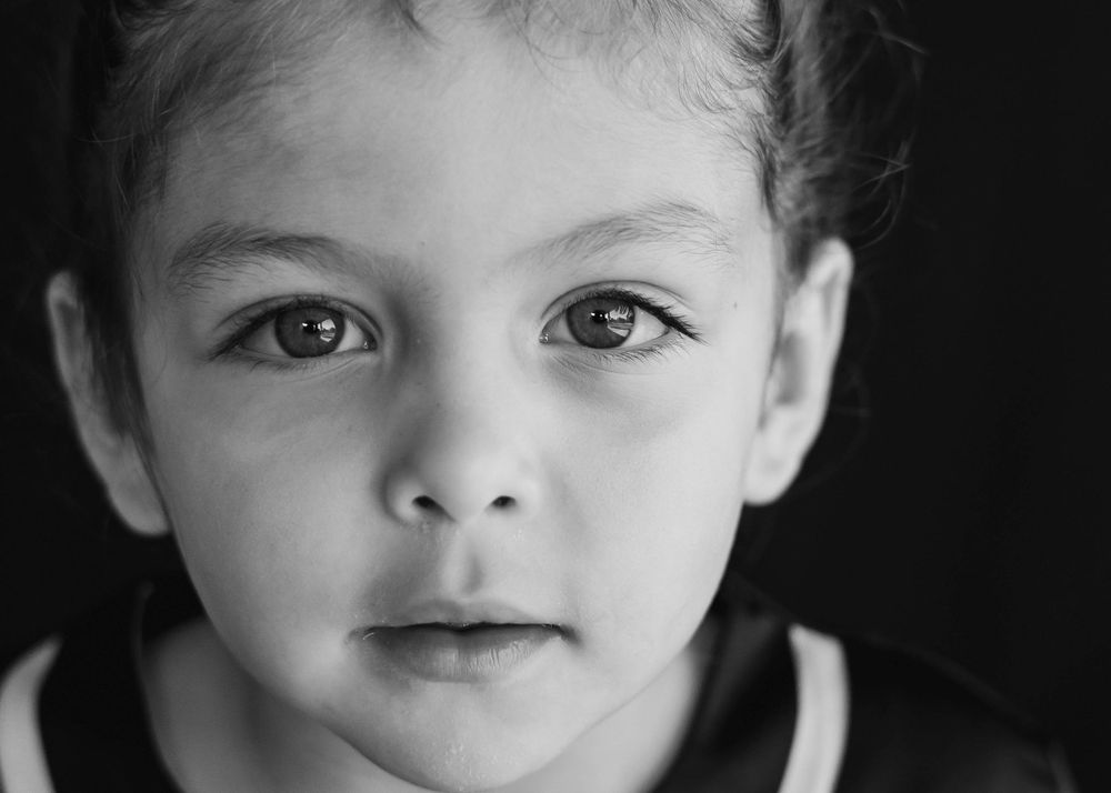 Preschool boy photographed in a calm, quiet indoor space on the Space Coast.