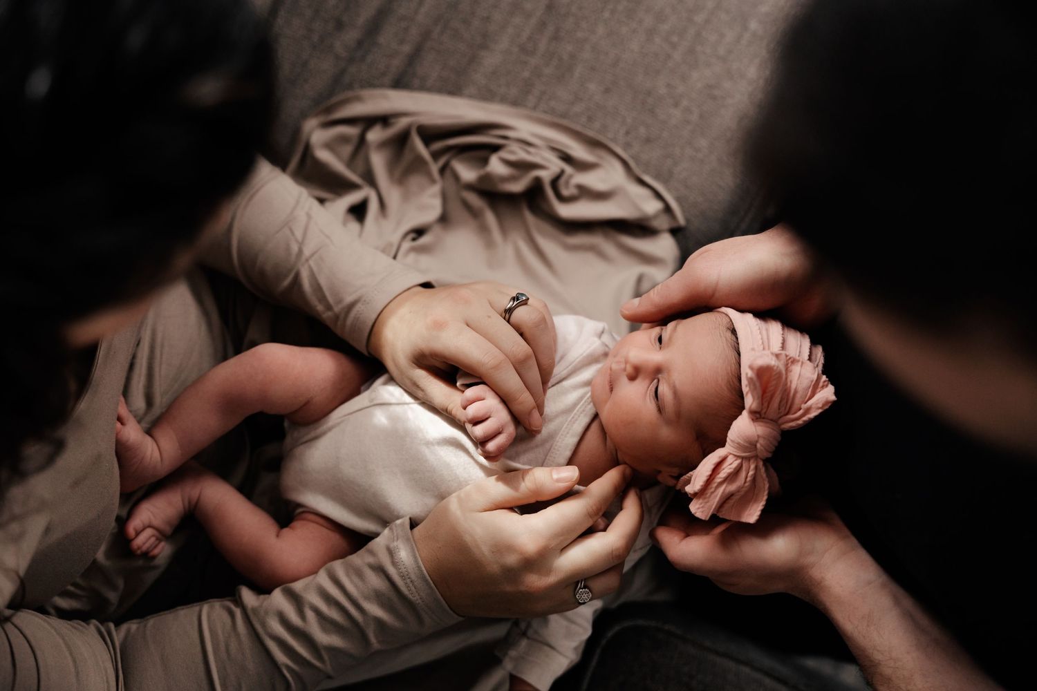 In Home Newborn Photo South Portland Maine