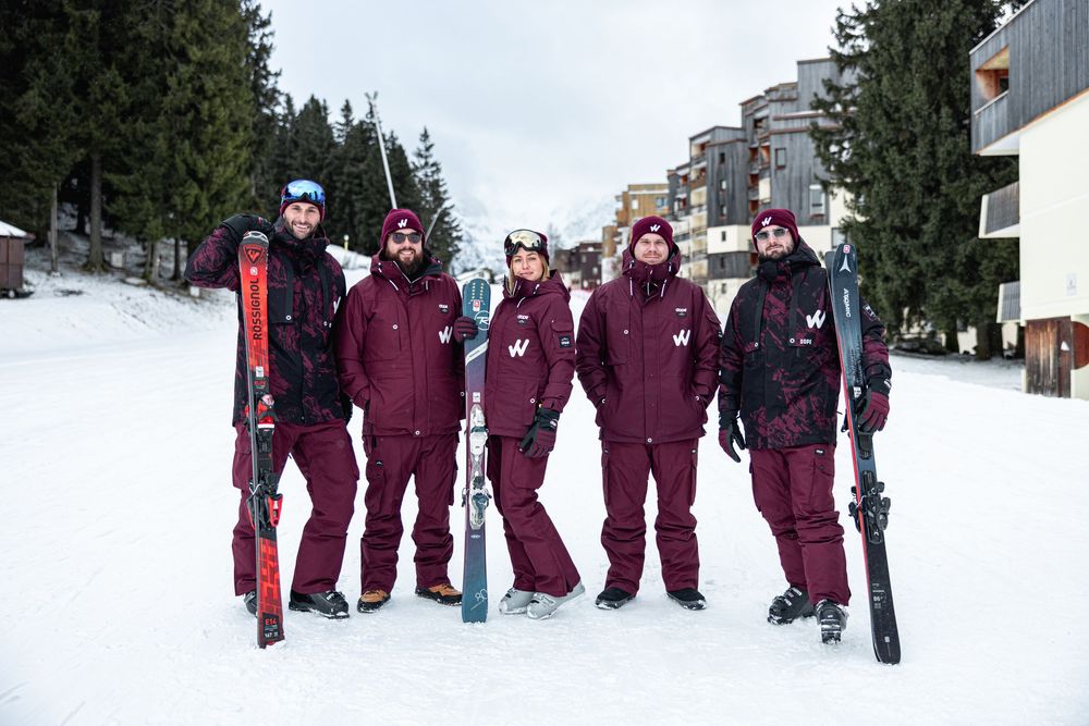shooting ski