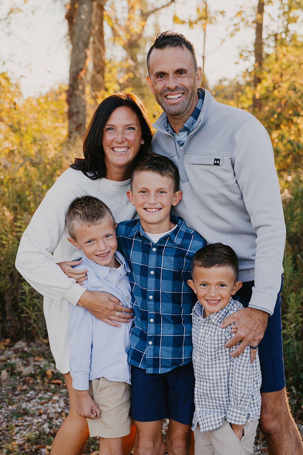 fall, family, golden hour, West Michigan, mini session