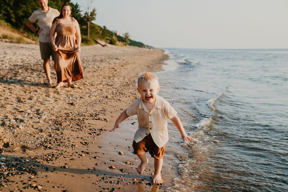 family, beach, summer, lifestyle, West Michigan