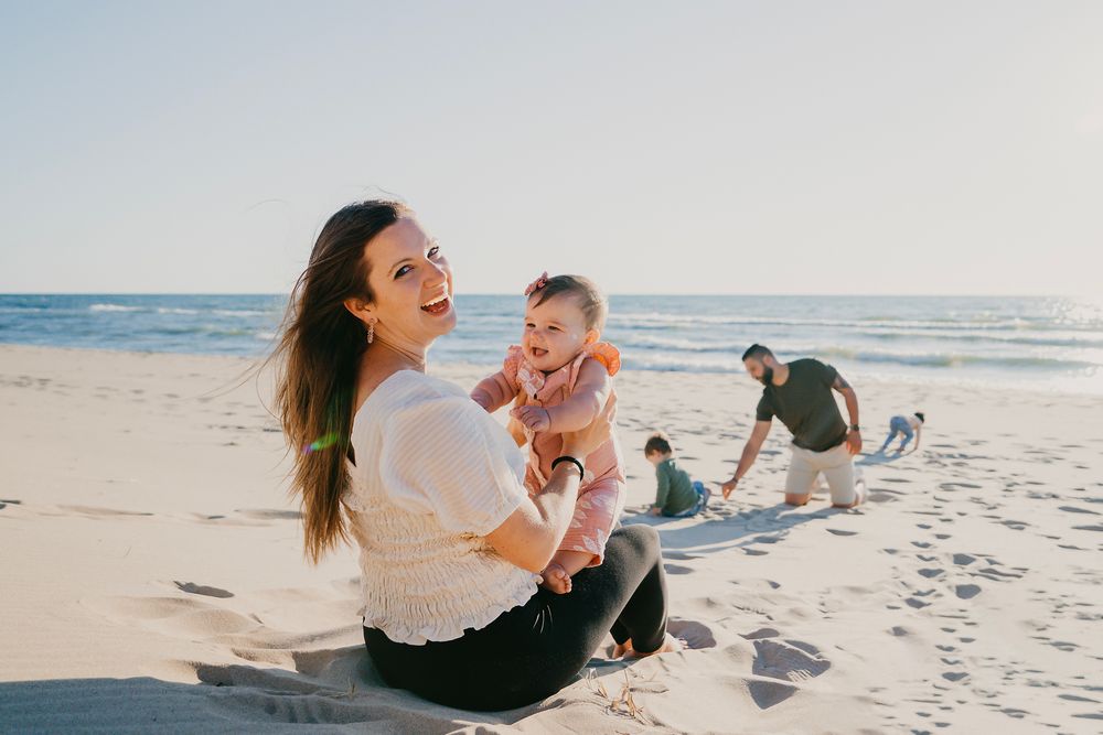 family, beach, lifestyle