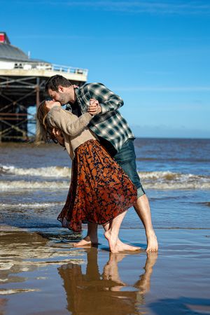 RTS Photography , couple shoot, engagement, north yorkshire, beach photoshoot.