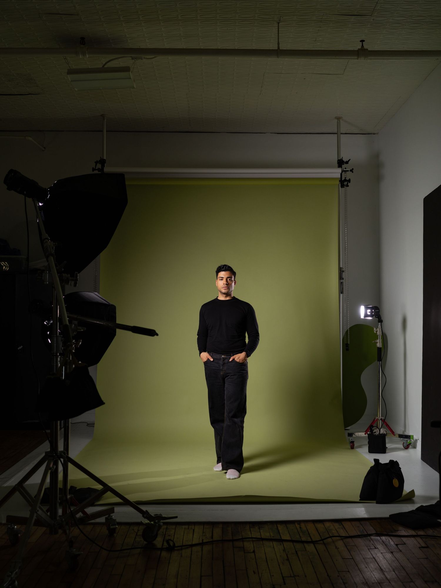 Christian Germoso in the studio
