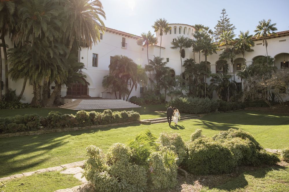 Santa Barbara Courthouse, Elopement, Engagement Photos, Southern California Photographer