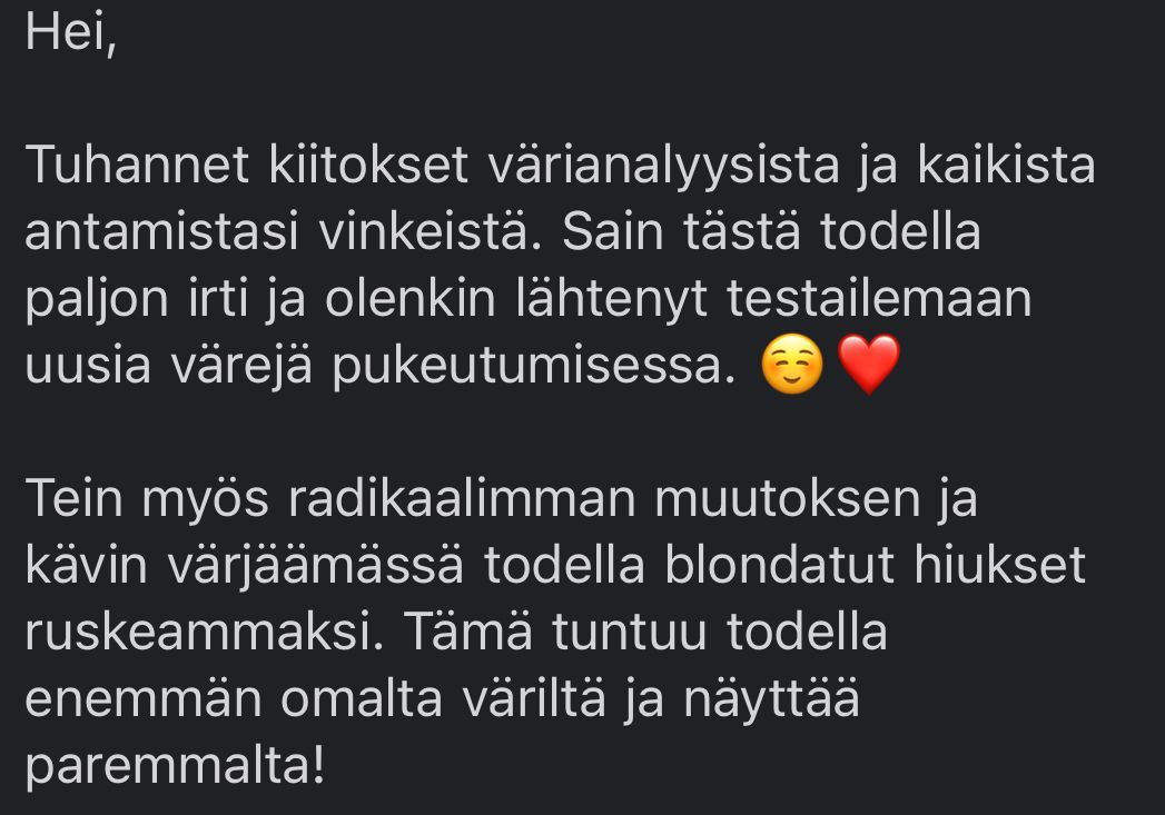 Paras Värianalyysi Helsinki