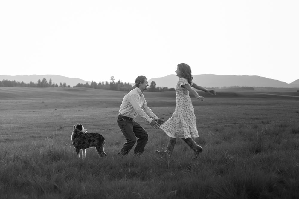 Family photography with sweeping views of montana mountains