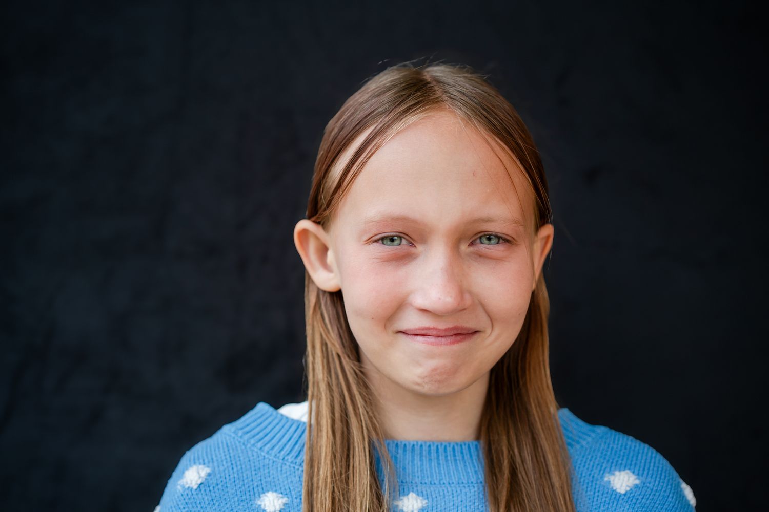 School portrait of a young girl