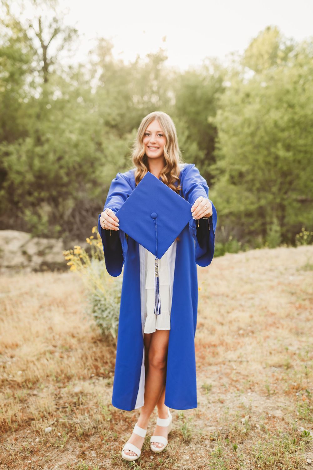 graduation photos in nature with heidi grace photography