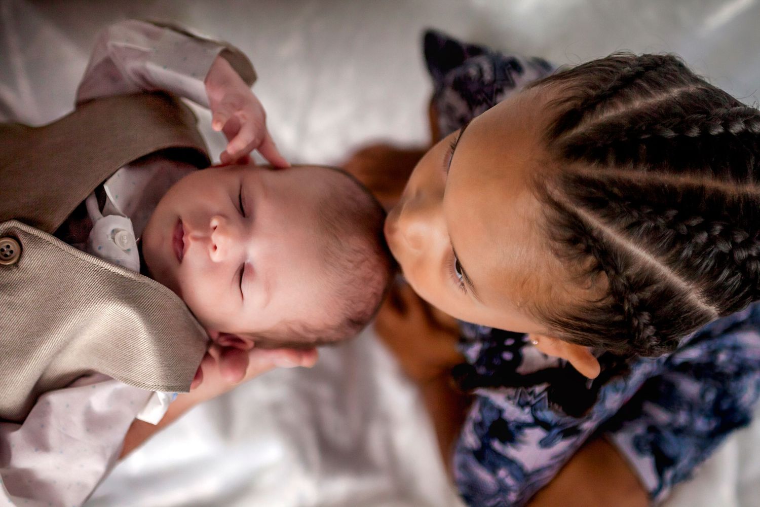 Lifestyle newborn photography at home in Halifax