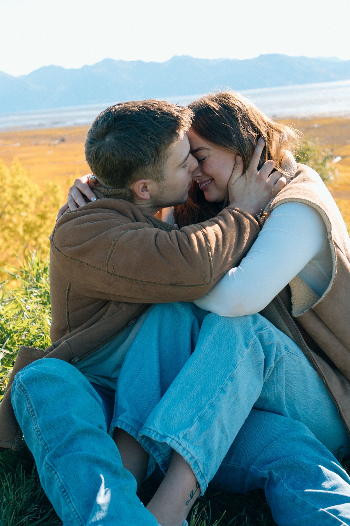 Love is beautiful! The perfect just because couple photos or engagement shoot