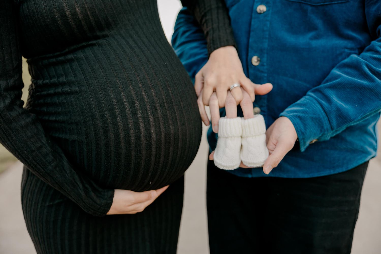 Fremont family maternity session with scenic Bay Area hills in the background