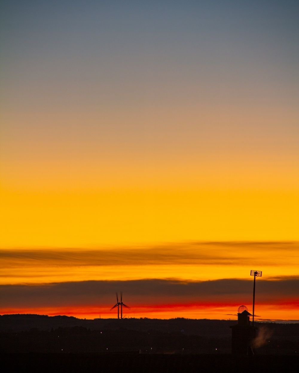 colourful sunset