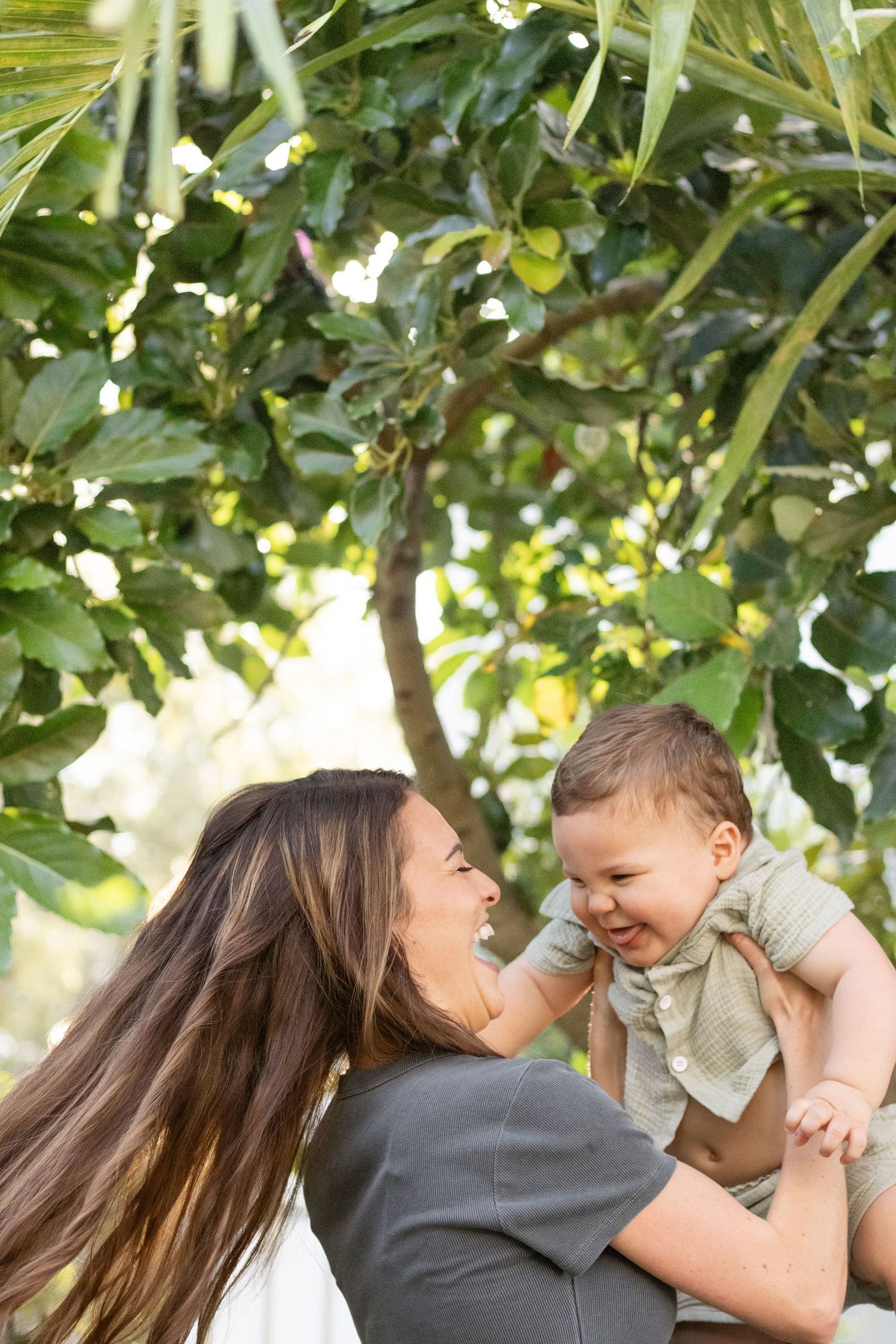 mother and son photo session south florida
