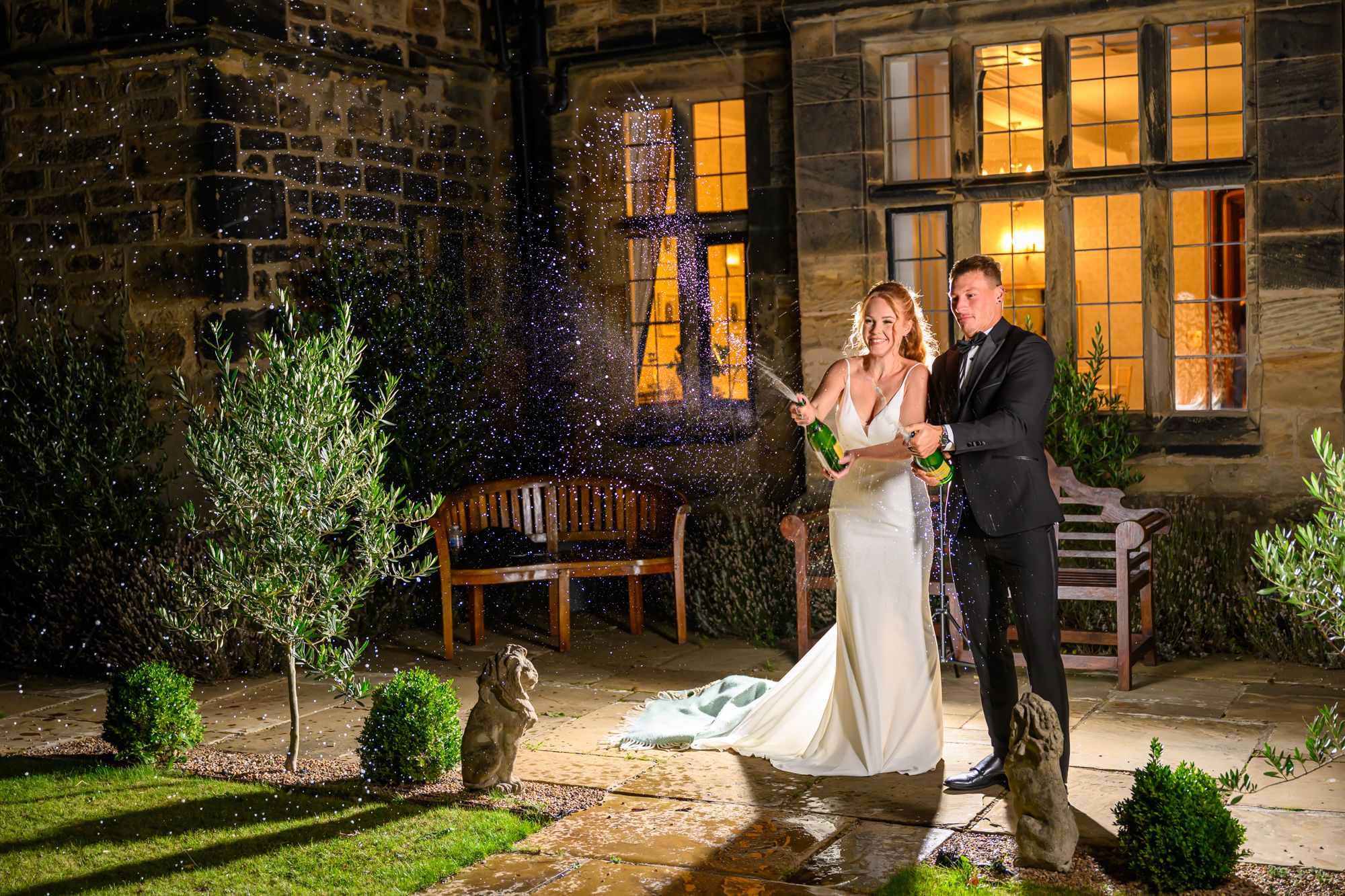 Hodroyd Hall Wedding Venue Barnsley South Yorkshire Wakefield Leeds West Yorkshire Recommended Wedding Photographer Champagne Shutter Photo