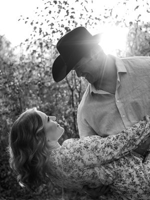 Playful engagement session at Rosedale Park captured by Hamilton photographer