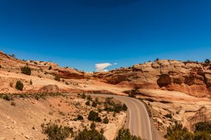 road leading up to Colorado National monument