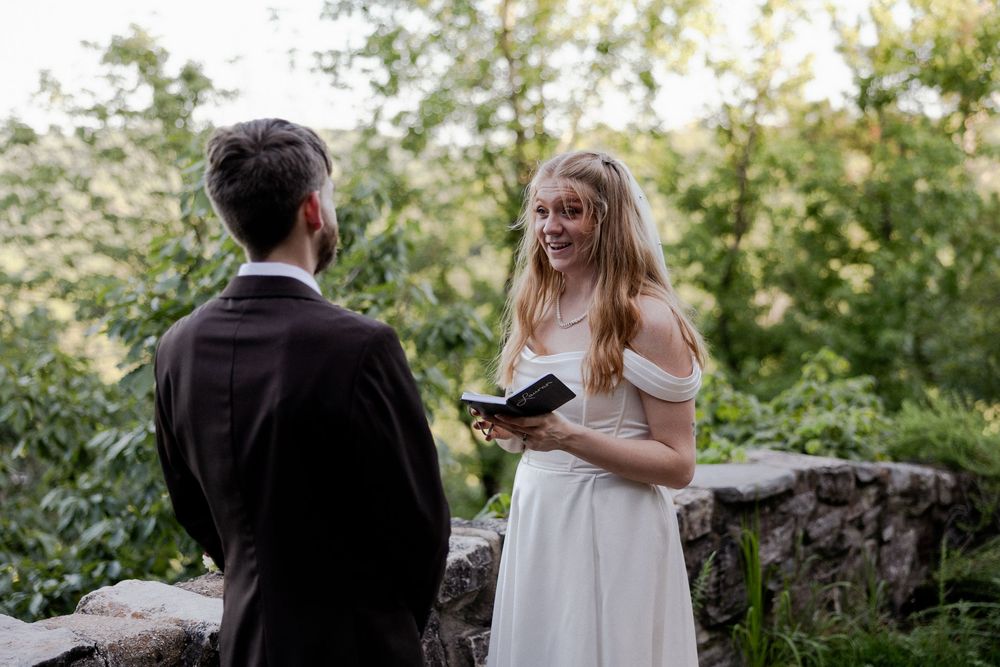 jasper arkansas elopement ceremony