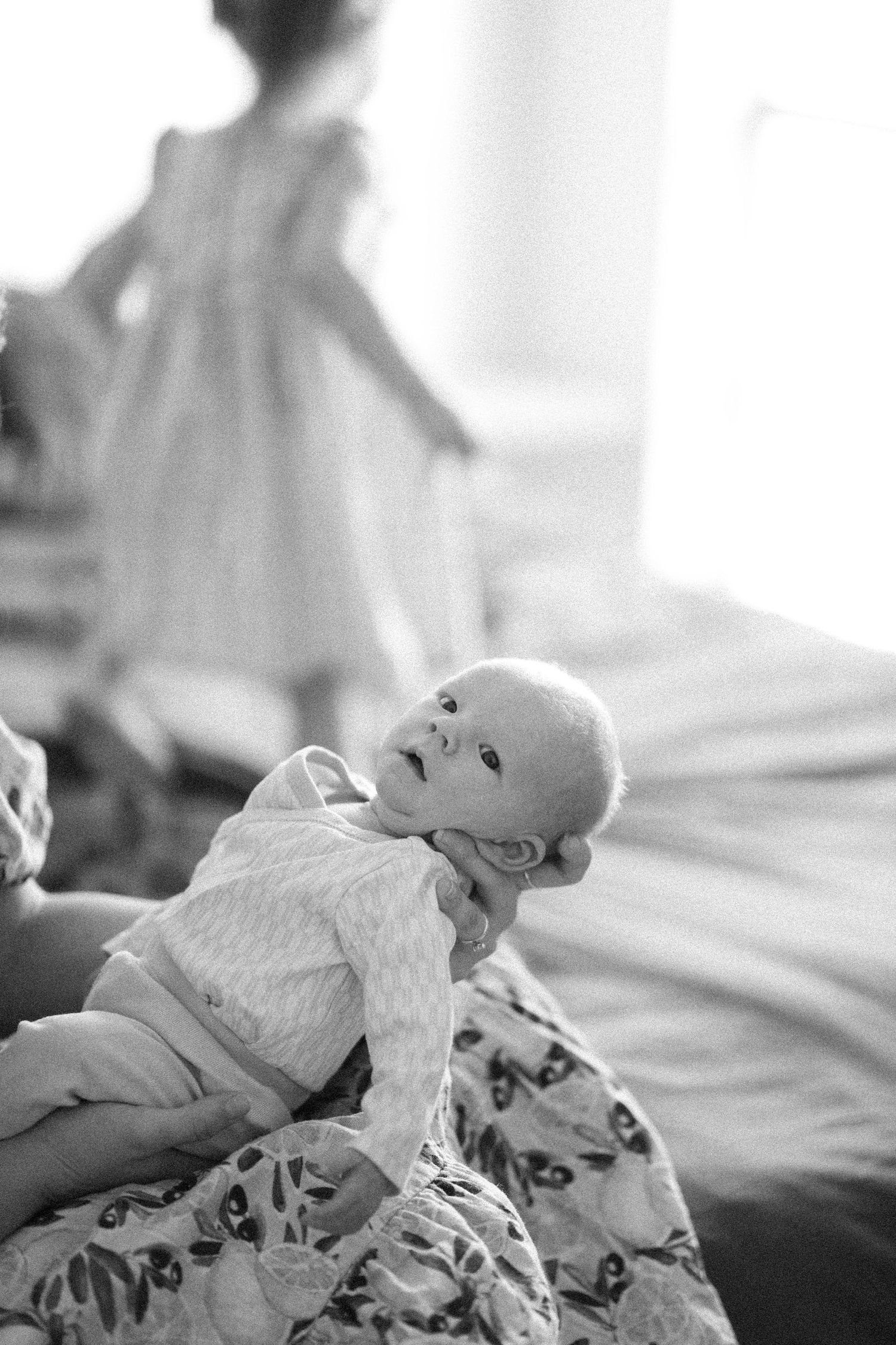 In home newborn session in El Paso Texas