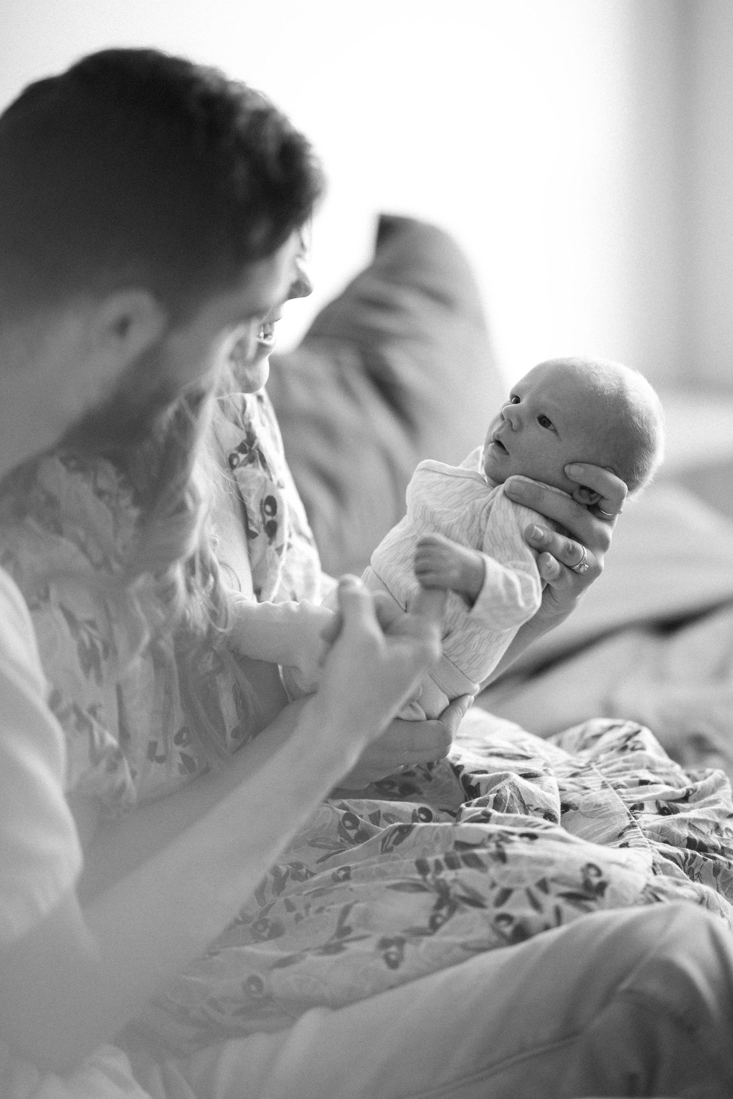 In home newborn session in El Paso Texas