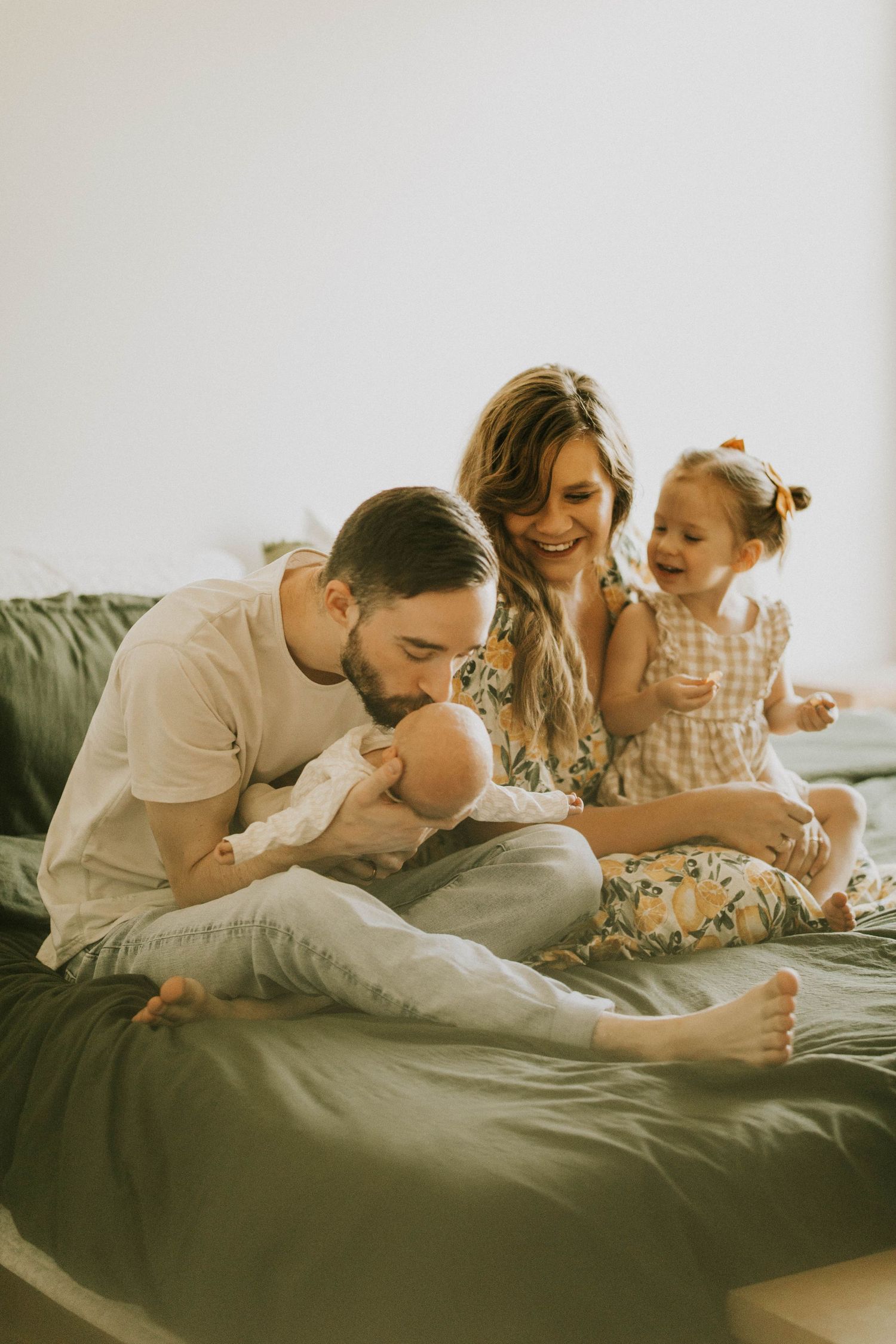 In home newborn session in El Paso Texas