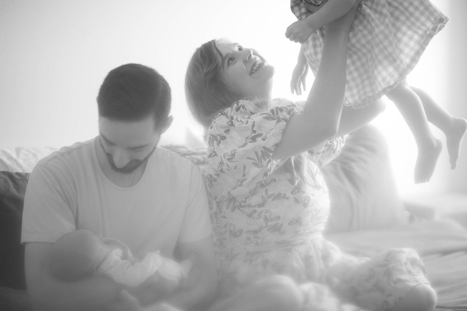 In home newborn session in El Paso Texas