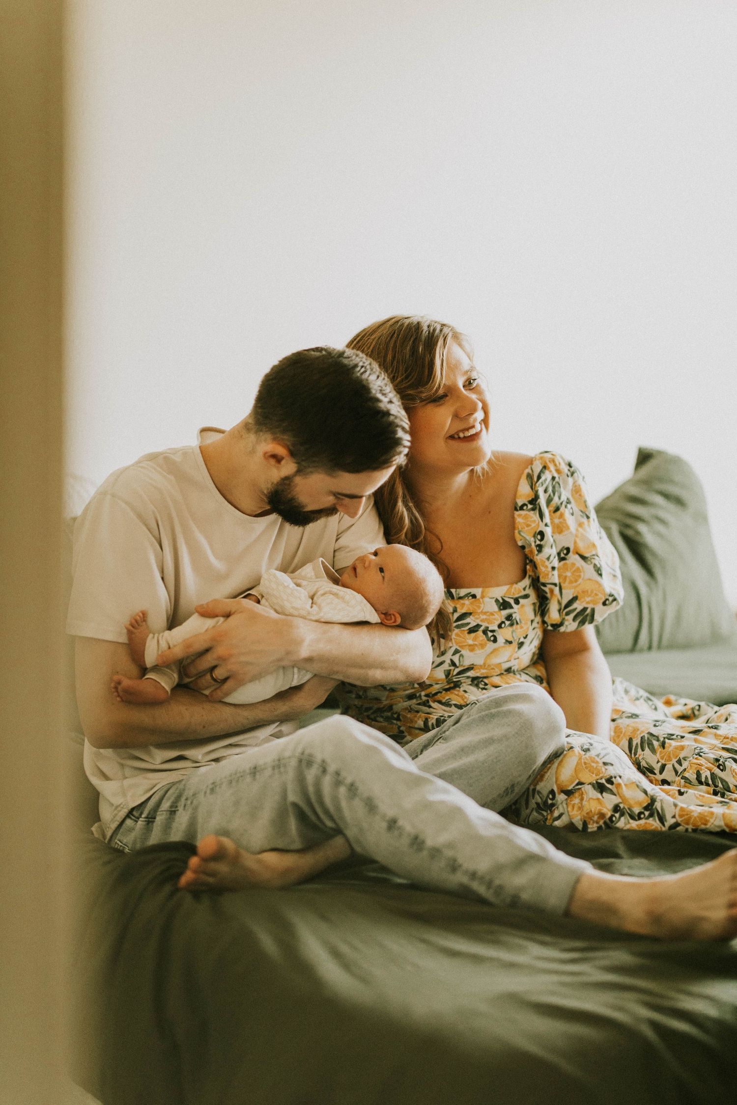 In home newborn session in El Paso Texas