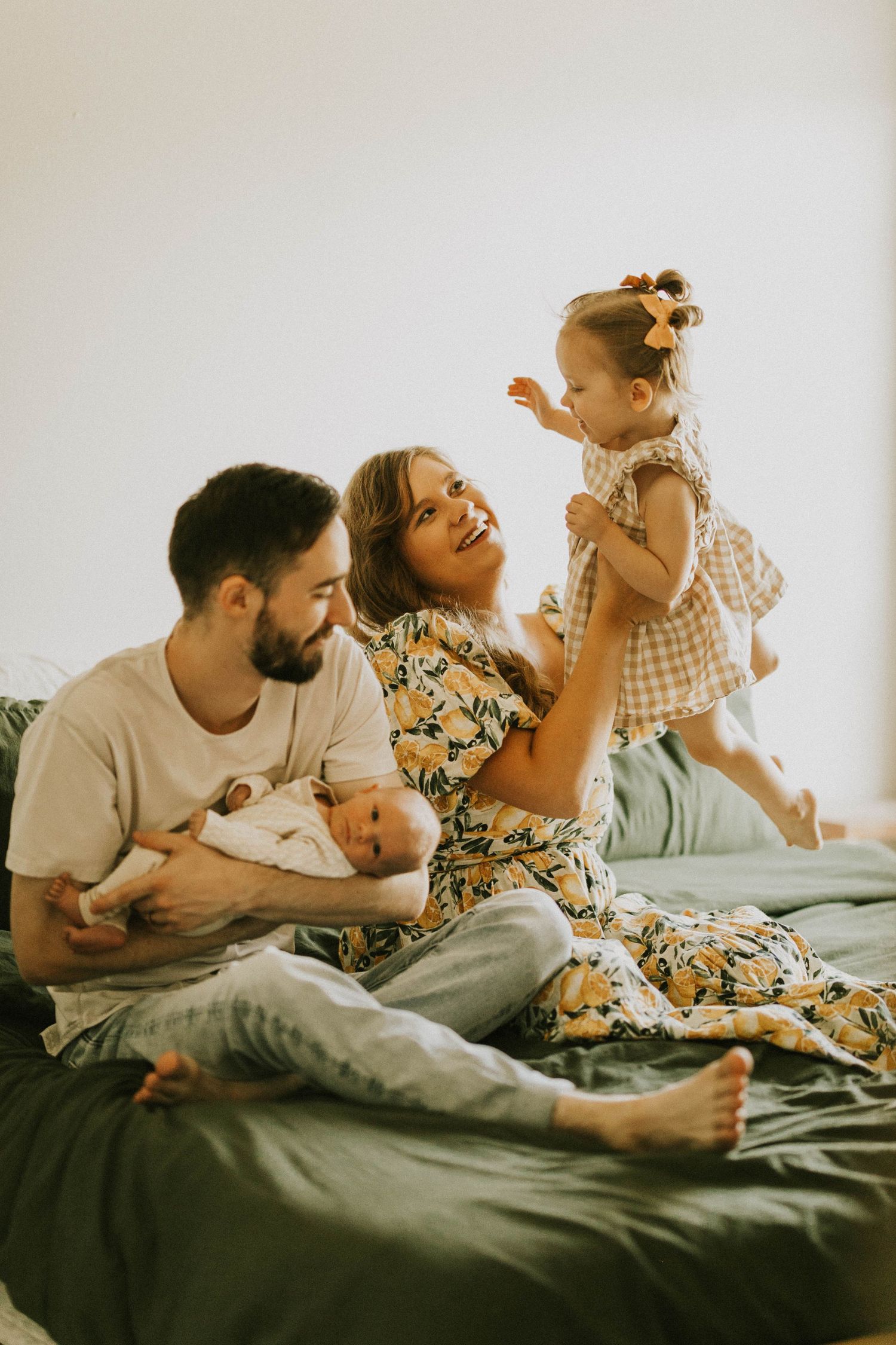 In home newborn session in El Paso Texas