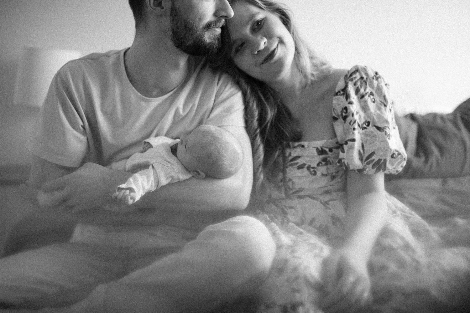 In home newborn session in El Paso Texas