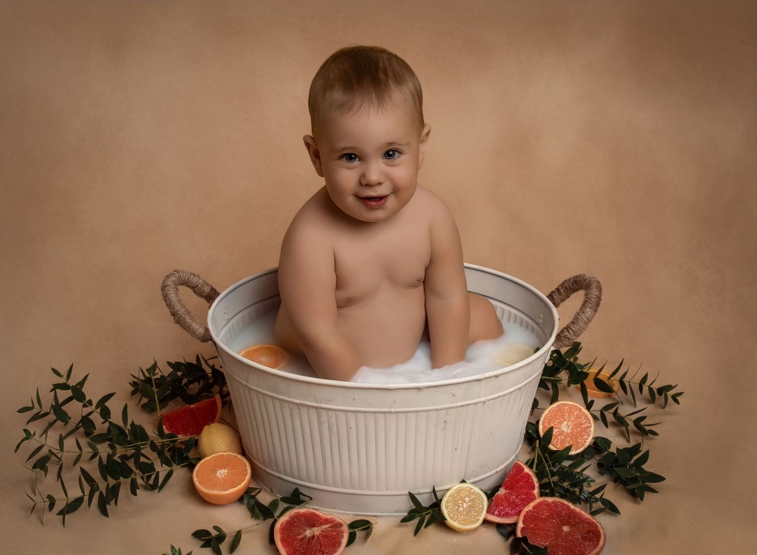 Milk bath.