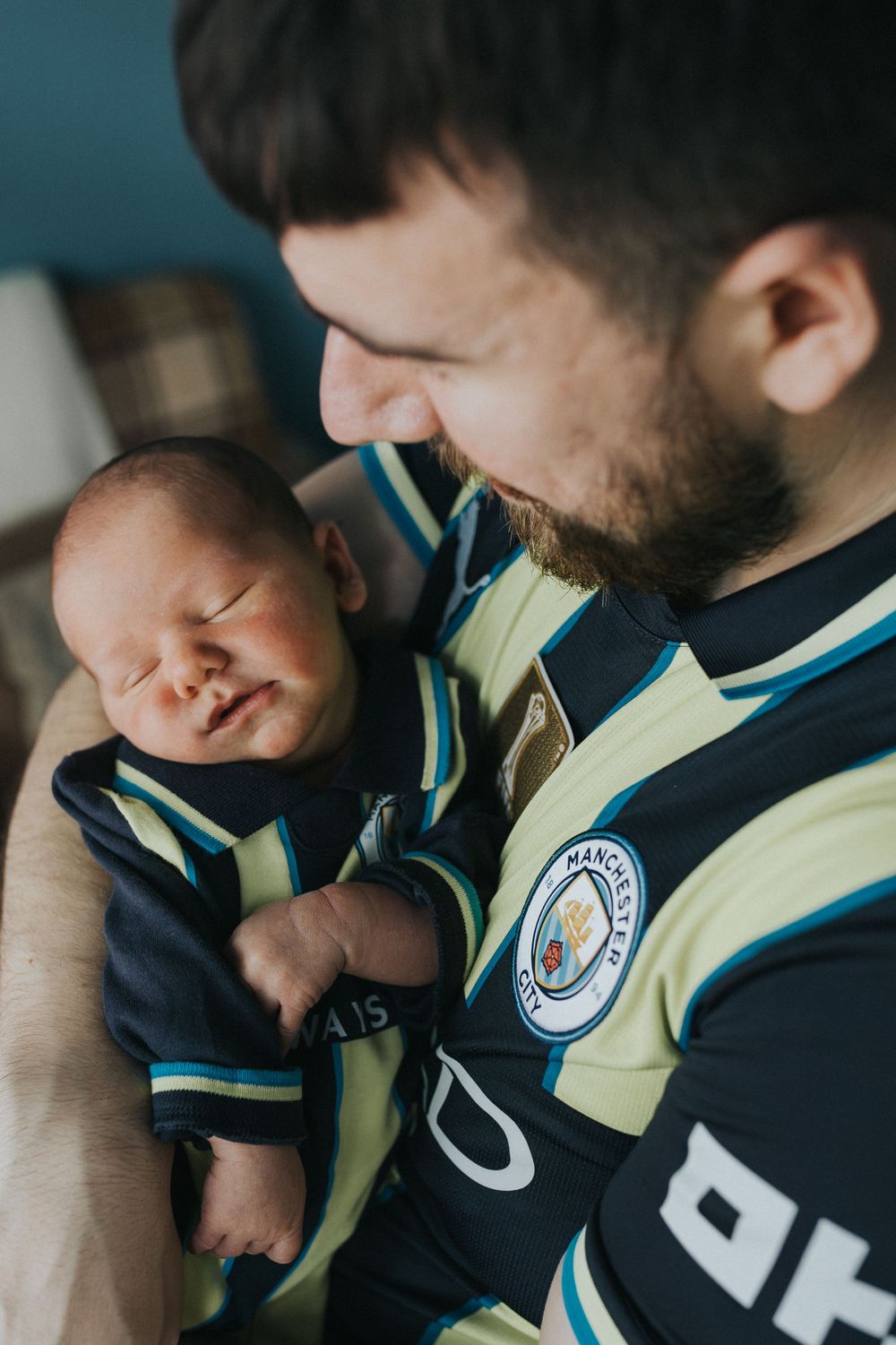 At home newborn photography session newborn baby