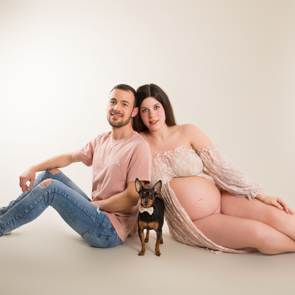 séance photo grossesse couple studio photographe bébé famille Corse Venzolasca Bastia Borgo Folelli Biguglia Furiani Vescovato Moriani