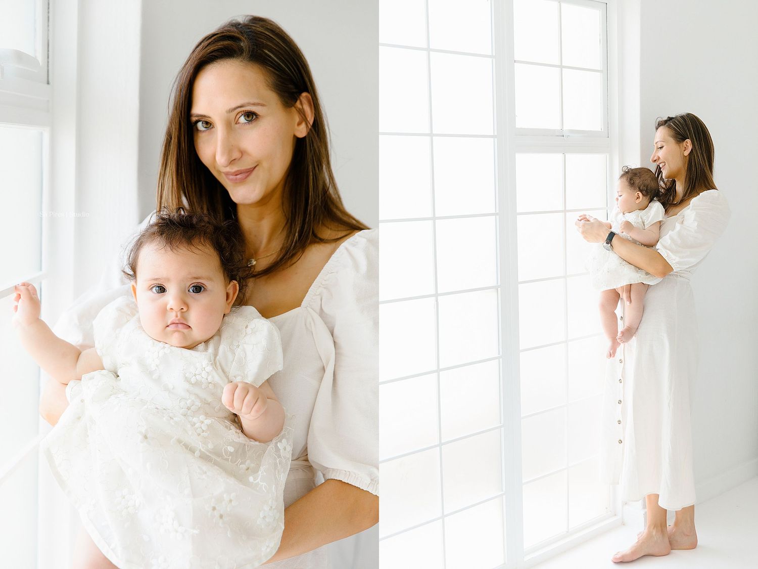 Mother-daughter portraits in Lisbon — mãe e filha, ternura e amor capturados com luz suave.
