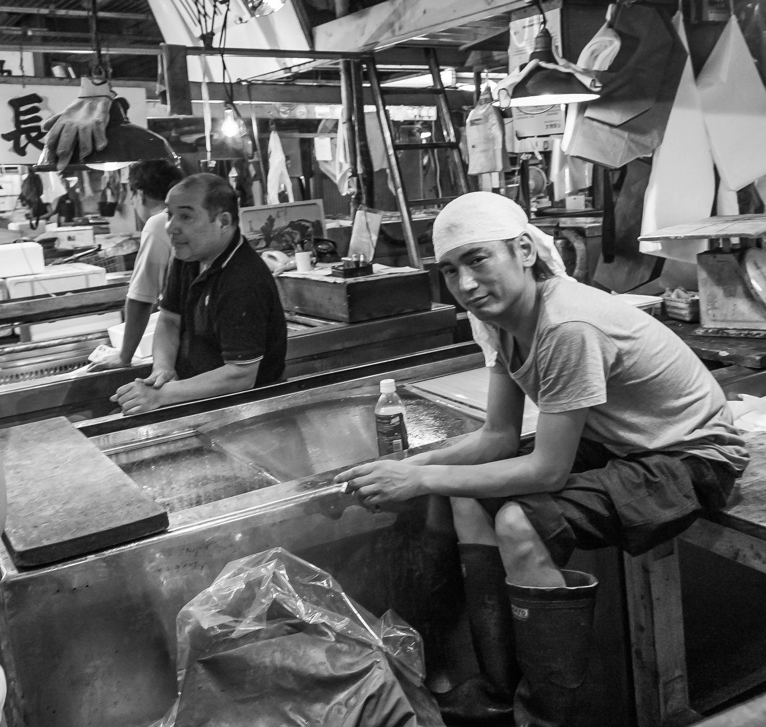 Tsukiji Outer Market, Tokyo, Japan, fish market
