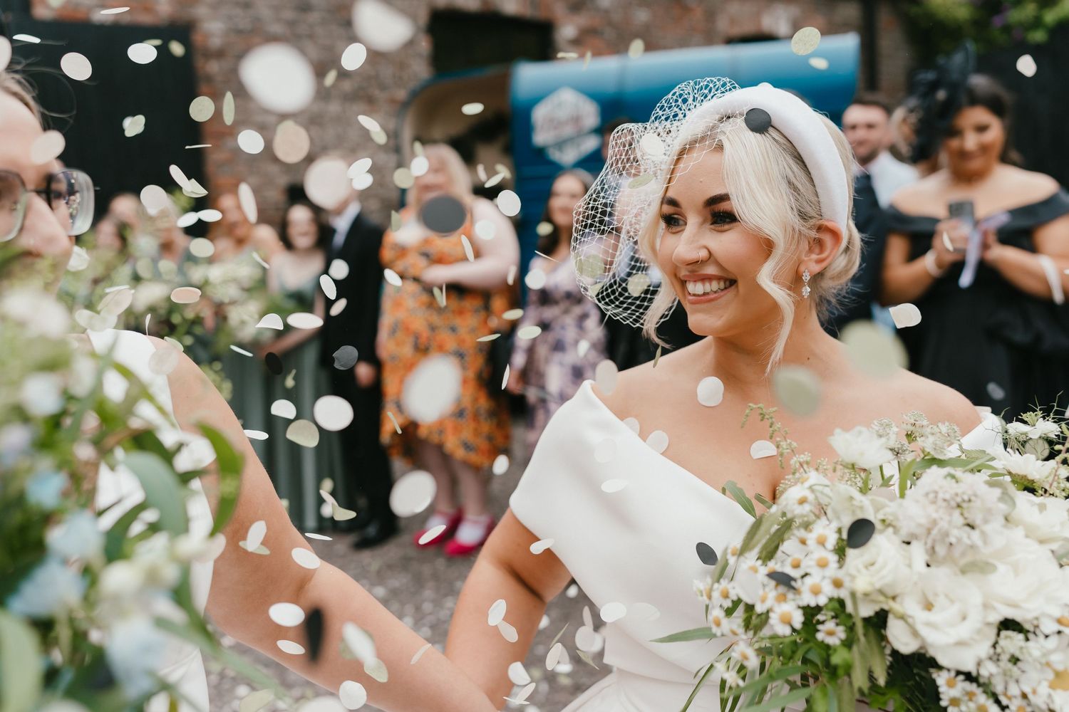 Cool couple, engine works wedding photography