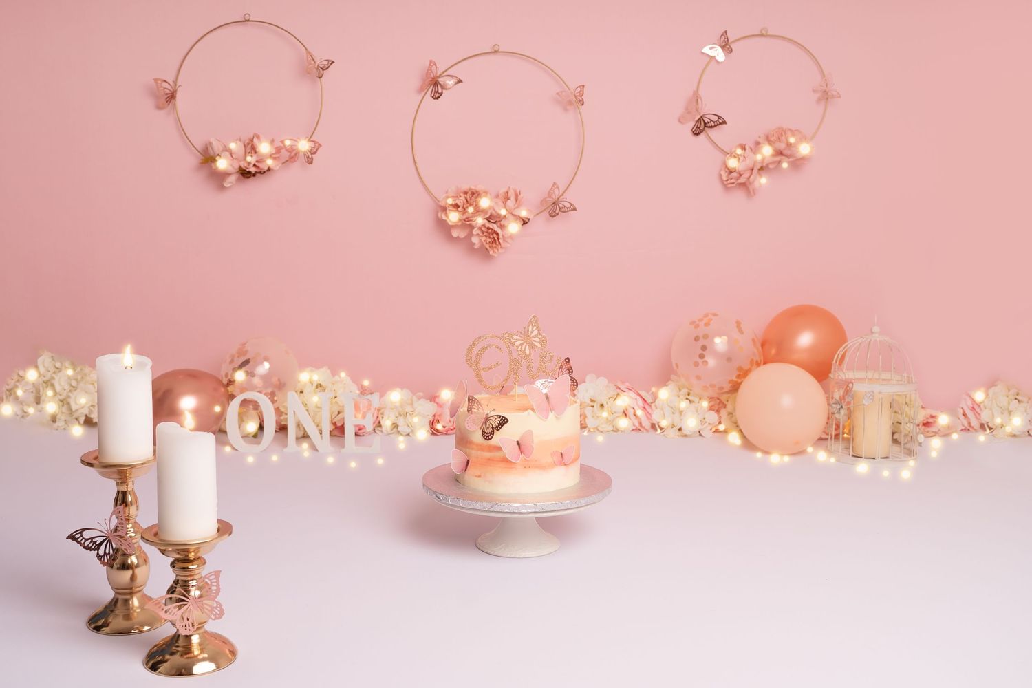 Versatile photography backdrops available for cake smash, milestone, and portrait sessions in different colors and styles.