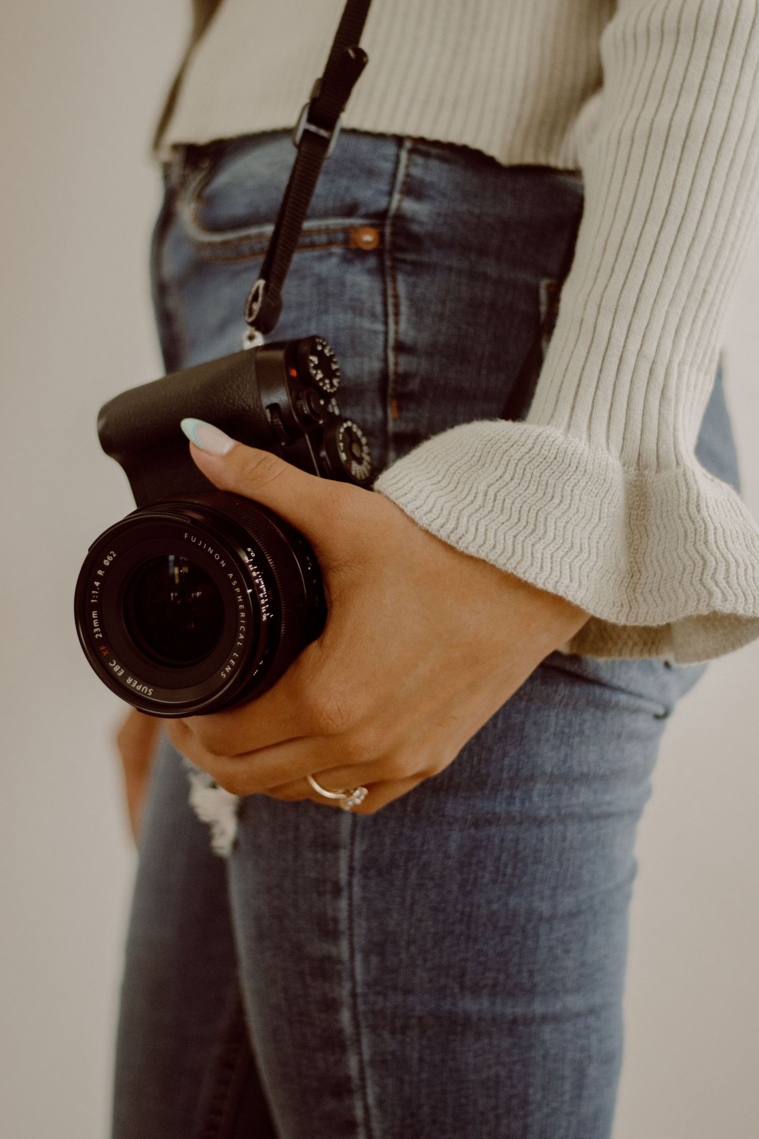 photographer business branding photoshoot in a studio