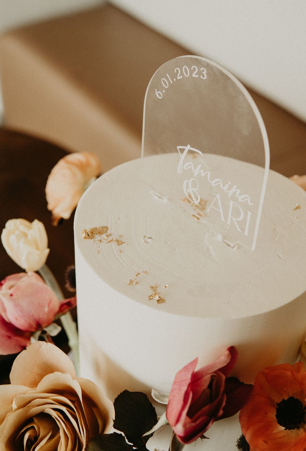 wedding acrylic cake topper