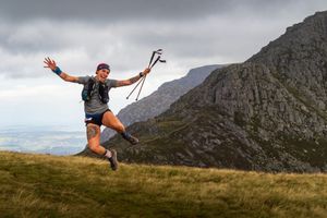 Ultra Runner in Yr Wyddfa (Snowdonia)