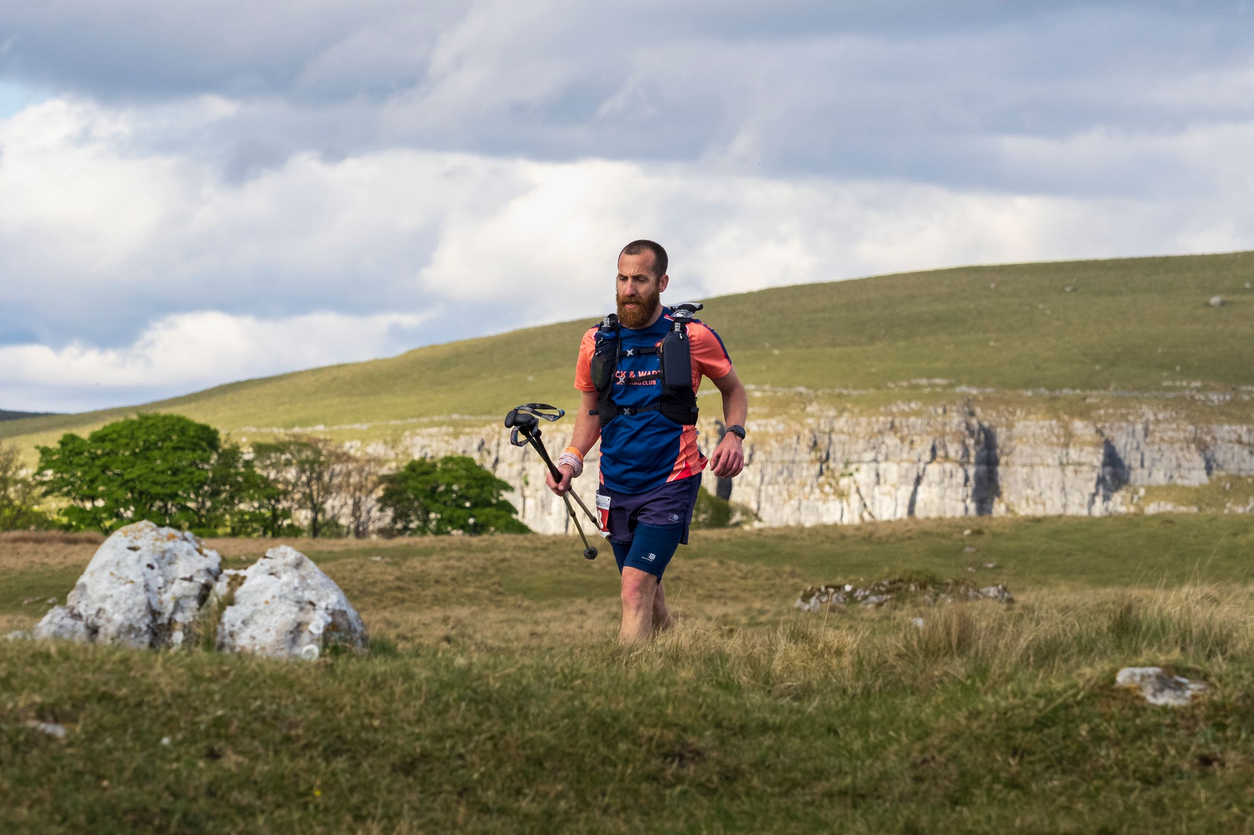 Ultra Runner near Malham Tarn