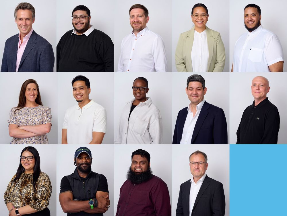 Corporate headshots of the Clarion Communications team