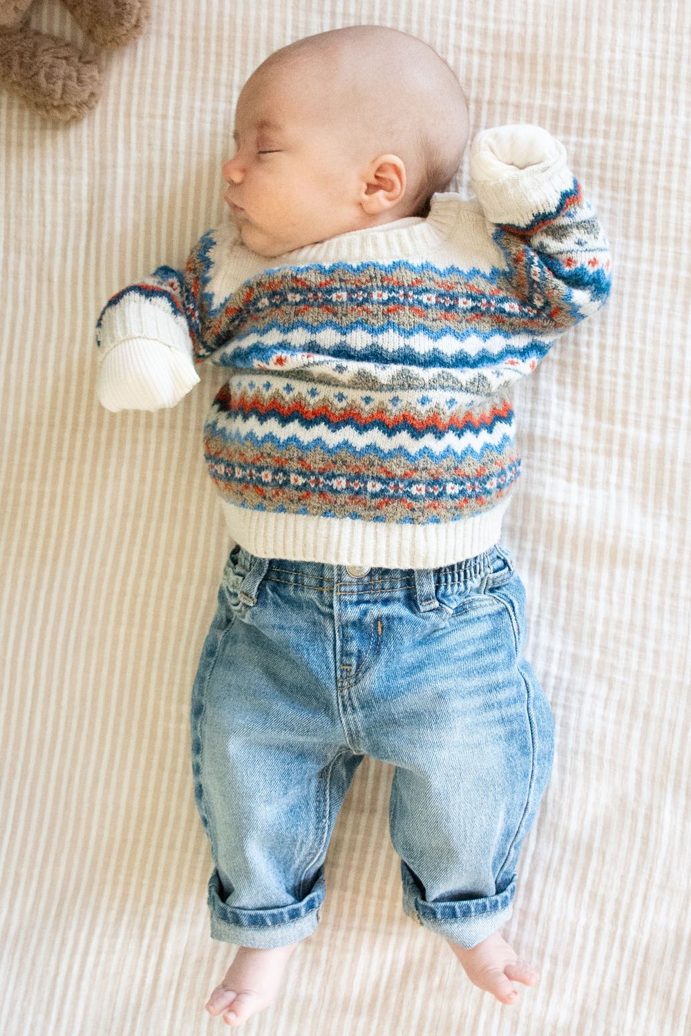 baby in a crib