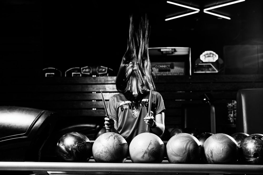 Bowling Senior Portrait