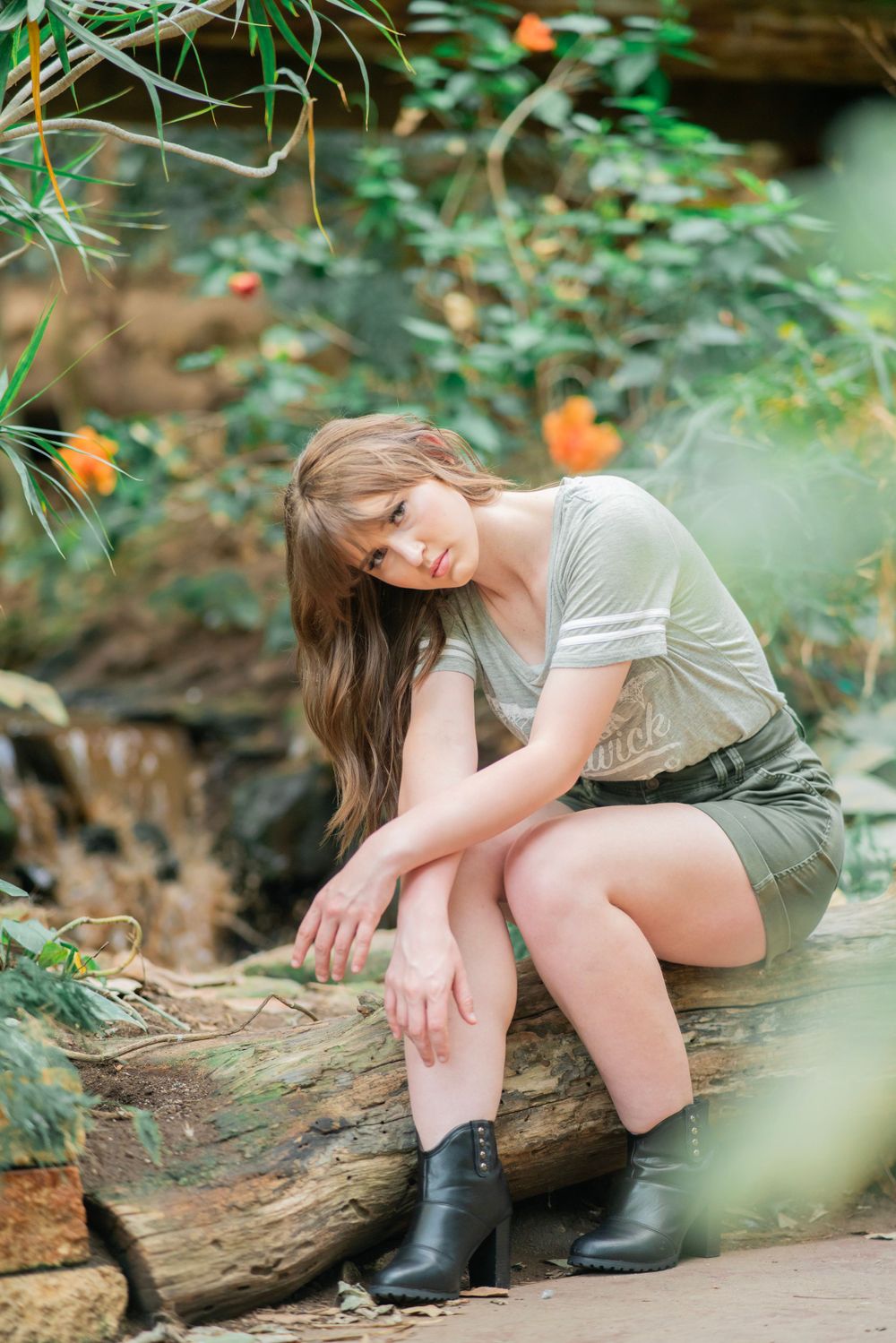 Senior portraits at Sedgwick County Zoo