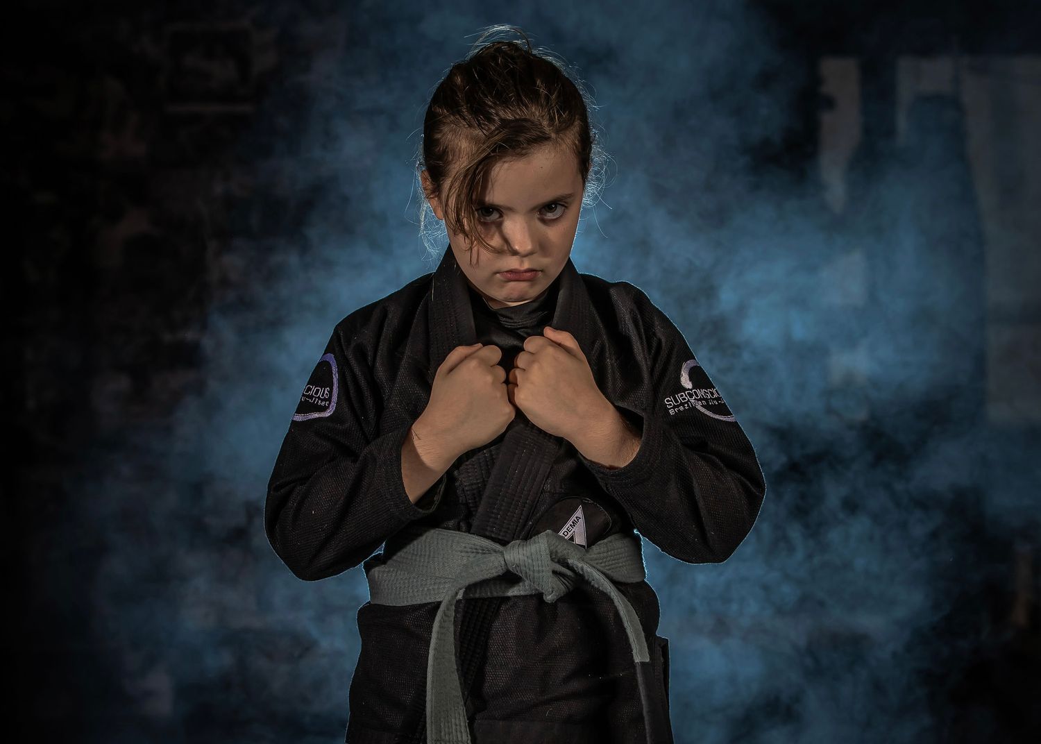kids Jiu Jitsu portrait photos in Beamsville Niagara Academia BJJ